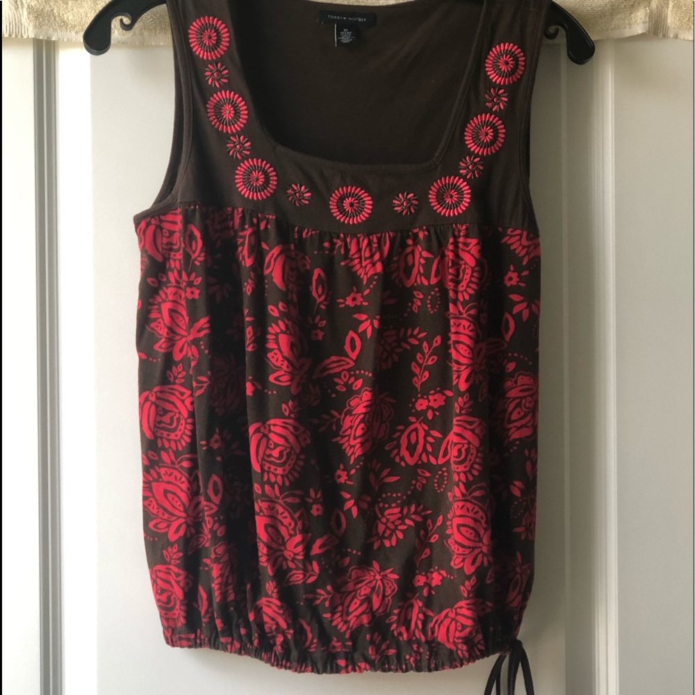 TOMMY HILFIGER SLEEVELESS BALLON STYLE TOP SZ XSP